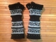 Salish Fusion fingerless mitts/arm warmers